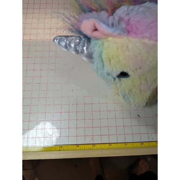 Health Touch Massager Vibrating Sensory Tie Dye Unicorn Plush Stuffed Animal - Picture 3 of 3